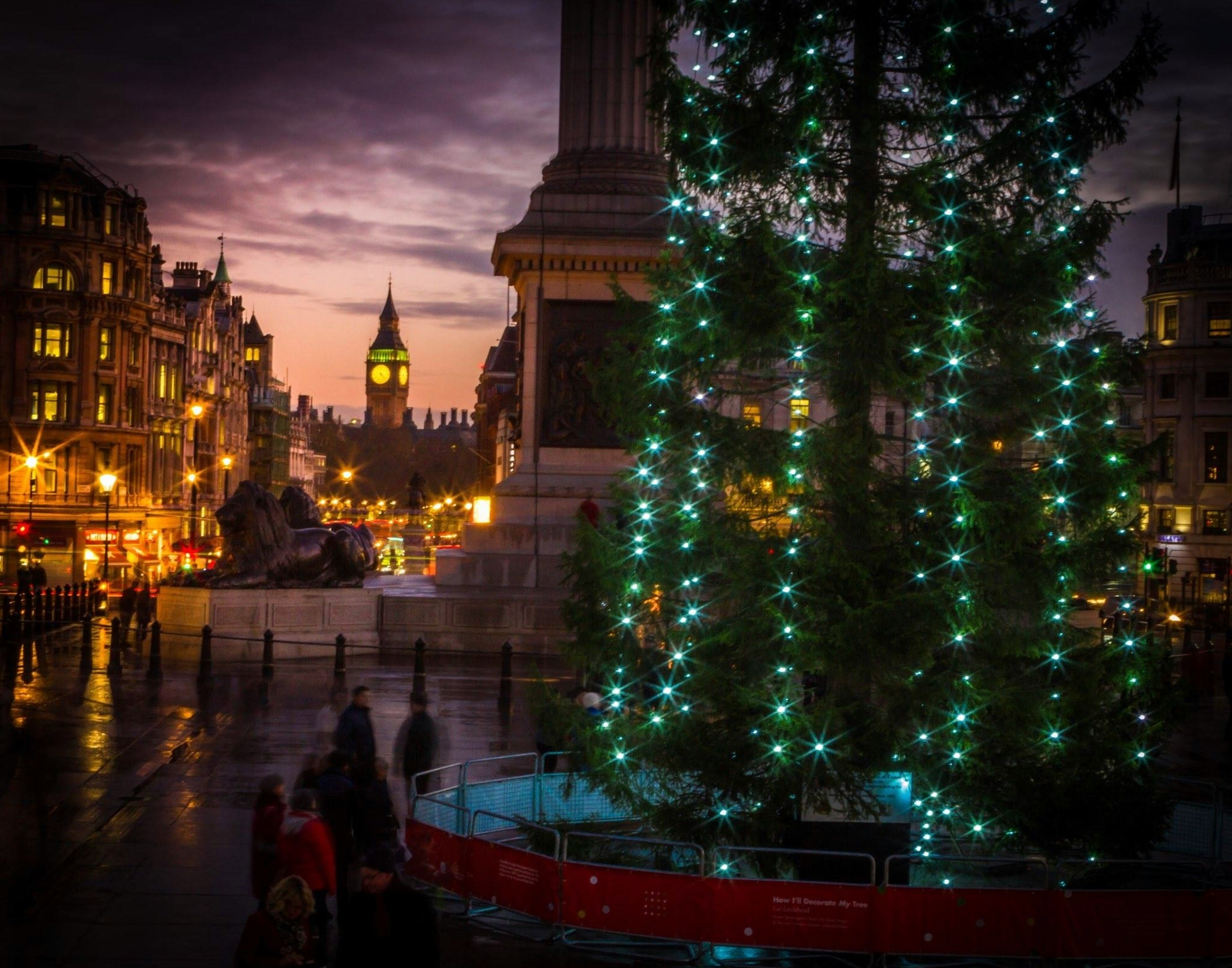 Mercatini di Natale a Londra: Trafalgar Square
